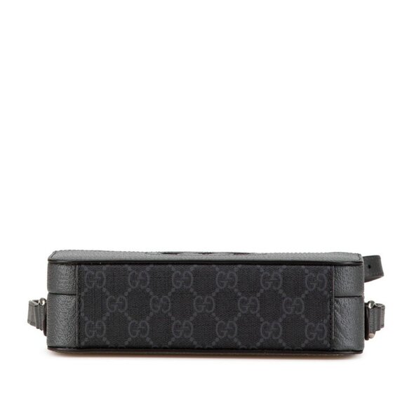 GUCCI Black Leather Shoulder Bag - Picture 3 of 10